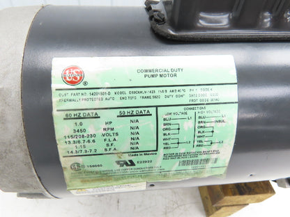 GPI Model L 5132 Oil Transfer Pump 8gpm 1Hp 3450rpm 115/230V 1PH 56ZC Motor