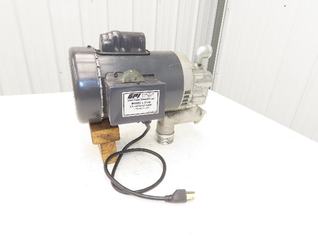 GPI Model L 5132 Oil Transfer Pump 8gpm 1Hp 3450rpm 115/230V 1PH 56ZC Motor