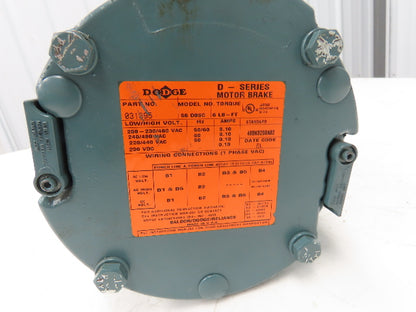 Reliance Dodge B79K5281 GP Brake Motor .75Hp 1740 RPM 460V 3PH 56C D-Series