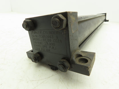 Parker CC2AUS19AC Pneumatic Air Cylinder 2" Bore 22" Stroke 250PSI