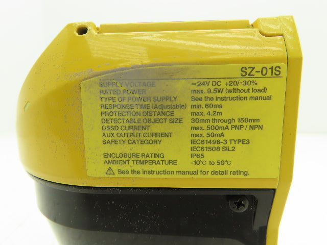 Keyence SZ-01S Laser Safety Scanner 24VDC 9.5W IP65 -10-50°C -READ