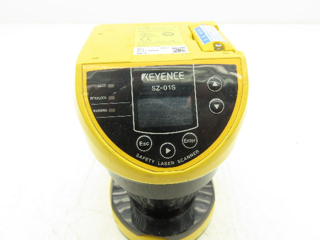 Keyence SZ-01S Laser Safety Scanner 24VDC 9.5W IP65 -10-50°C -READ