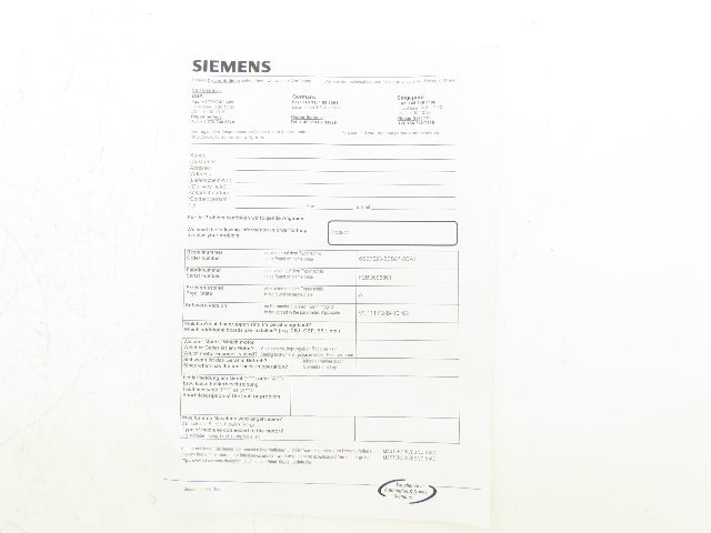Siemens 6SE7023-2ES87-2DA1 SIMOVERT MASTERDRIVES Braking Unit 20kW 510 -650VDC