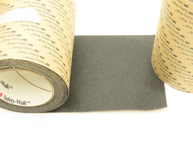 3M 610 Safety Walk Abrasive Grip Tape Black 6" Wide 15' Long  LOT OF 6 ROLLS 90'