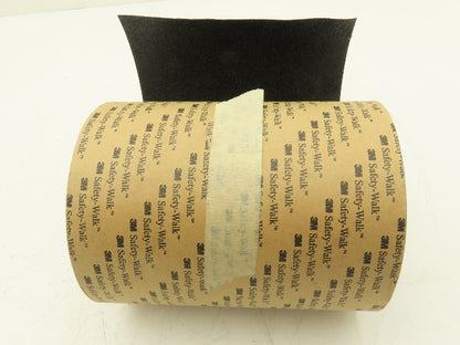 3M 610 Safety Walk Abrasive Grip Tape Black 6" Wide 15' Long  LOT OF 6 ROLLS 90'