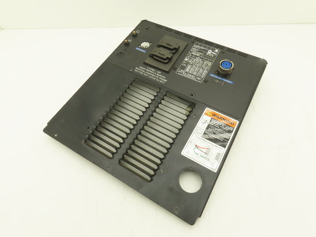 Miller 210479 Auto Axcess 300 Welder Rear Panel Cover Black Steel With Outlets
