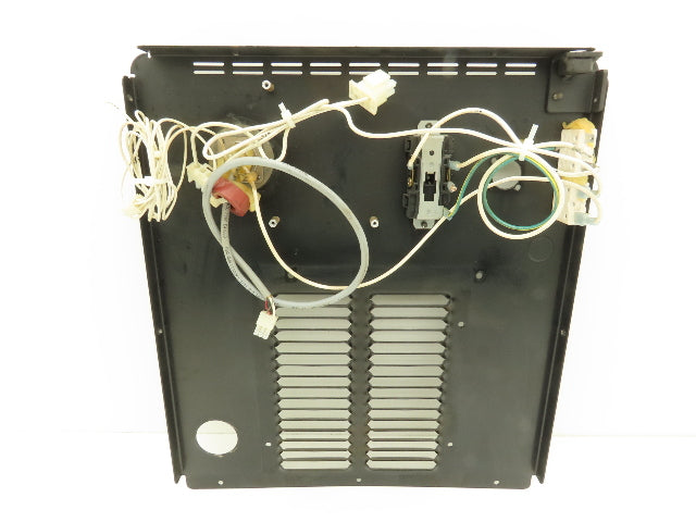 Miller 210479 Auto Axcess 300 Welder Rear Panel Cover Black Steel With Outlets