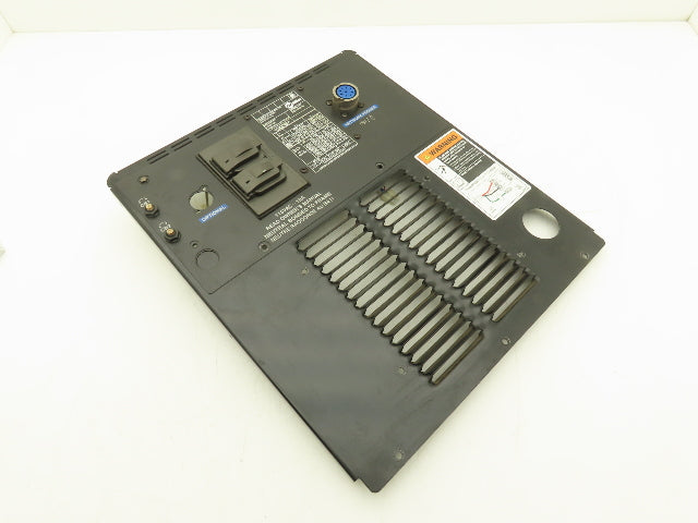 Miller 210479 Auto Axcess 300 Welder Rear Panel Cover Black Steel With Outlets