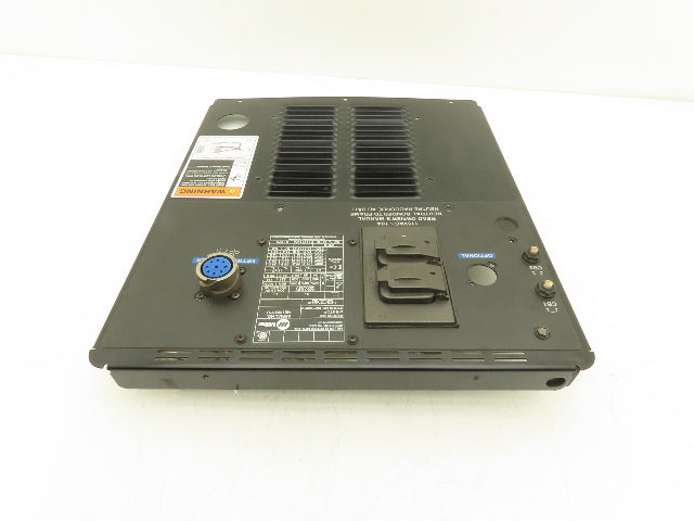 Miller 210479 Auto Axcess 300 Welder Rear Panel Cover Black Steel With Outlets