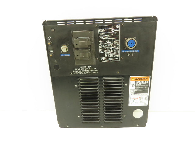 Miller 210479 Auto Axcess 300 Welder Rear Panel Cover Black Steel With Outlets