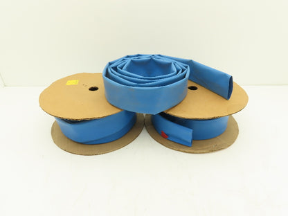 Raychem RNF-100 1-1/2-25'-6 BL Heat Shrink Tubing 2:1 Blue Polyolefin 1.5" x 46'