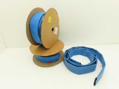Raychem RNF-100 1-1/2-25'-6 BL Heat Shrink Tubing 2:1 Blue Polyolefin 1.5" x 46'