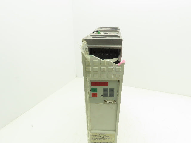 Siemens 6SE7021-0TA61 Simovert DC Inverter 510-650VDC In 380-480VAC 0-600Hz Out