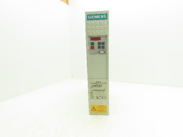 Siemens 6SE7021-0TA61 Simovert DC Inverter 510-650VDC In 380-480VAC 0-600Hz Out