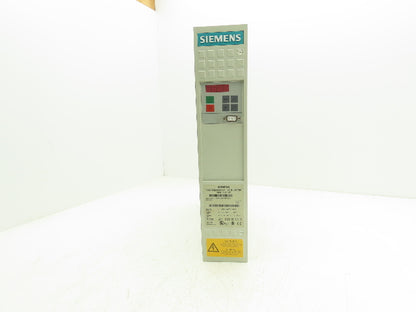 Siemens 6SE7021-0TA61 Simovert DC Inverter 510-650VDC In 380-480VAC 0-600Hz Out