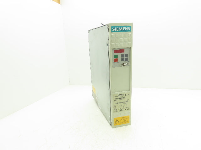 Siemens 6SE7021-0TA61 Simovert DC Inverter 510-650VDC In 380-480VAC 0-600Hz Out