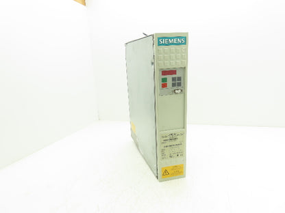 Siemens 6SE7021-0TA61 Simovert DC Inverter 510-650VDC In 380-480VAC 0-600Hz Out