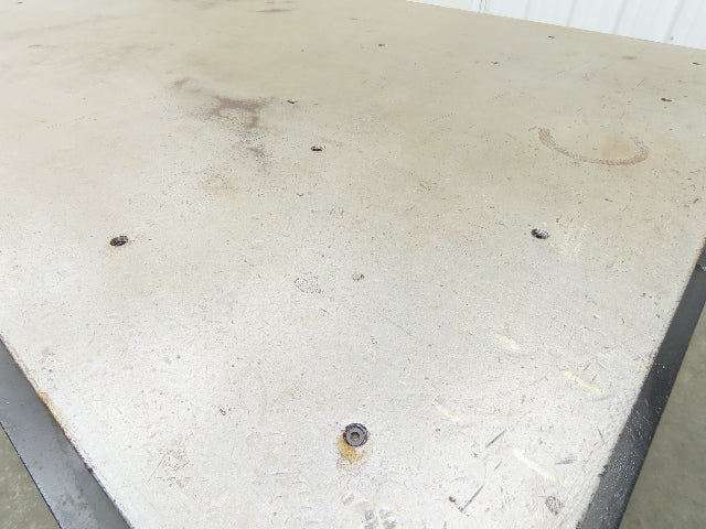 3" Solid Steel Top Welding Table Work Bench 96" x 48" Fabrication Enclosed 36" H