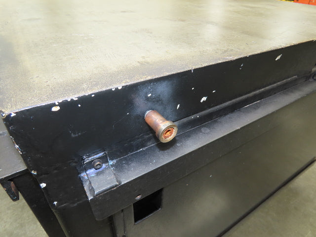 3" Solid Steel Top Welding Table Work Bench 96" x 48" Fabrication Enclosed 36" H