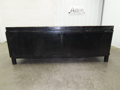 3" Solid Steel Top Welding Table Work Bench 96" x 48" Fabrication Enclosed 36" H