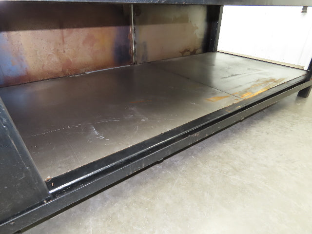 3" Solid Steel Top Welding Table Work Bench 96" x 48" Fabrication Enclosed 36" H
