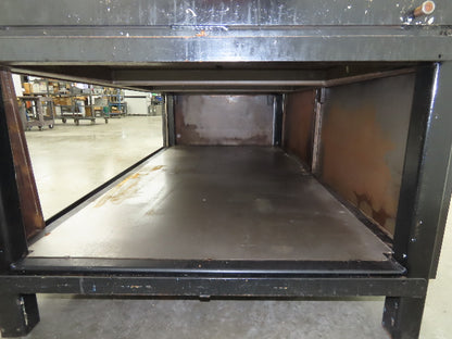 3" Solid Steel Top Welding Table Work Bench 96" x 48" Fabrication Enclosed 36" H