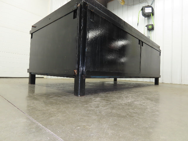 3" Solid Steel Top Welding Table Work Bench 96" x 48" Fabrication Enclosed 36" H