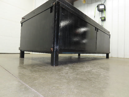 3" Solid Steel Top Welding Table Work Bench 96" x 48" Fabrication Enclosed 36" H