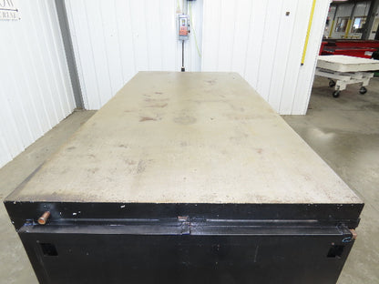 3" Solid Steel Top Welding Table Work Bench 96" x 48" Fabrication Enclosed 36" H