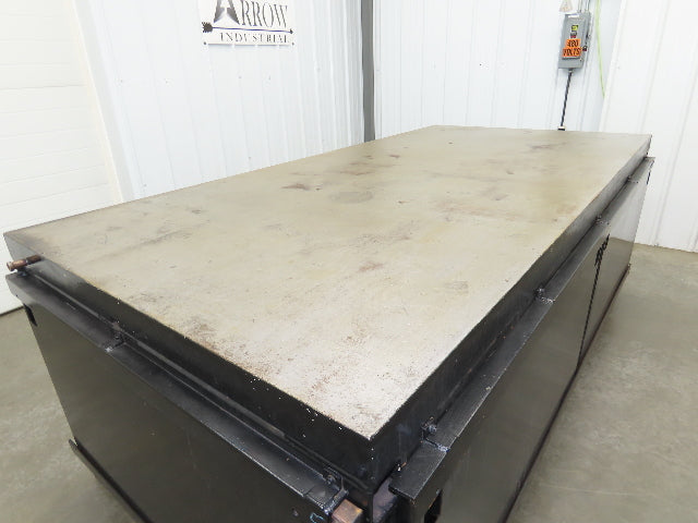 3" Solid Steel Top Welding Table Work Bench 96" x 48" Fabrication Enclosed 36" H