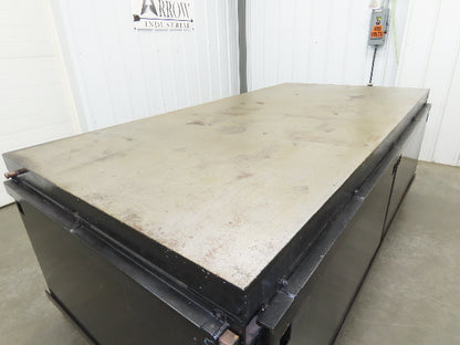 3" Solid Steel Top Welding Table Work Bench 96" x 48" Fabrication Enclosed 36" H