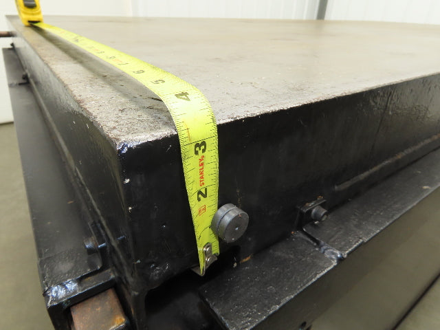 3" Solid Steel Top Welding Table Work Bench 96" x 48" Fabrication Enclosed 36" H