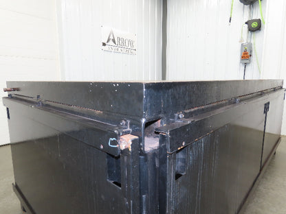 3" Solid Steel Top Welding Table Work Bench 96" x 48" Fabrication Enclosed 36" H