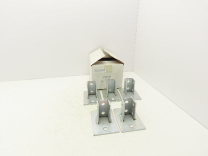 Phoenix P10 0000EG 1-5/8" Steel Post Base Single Channel 2-Hole 4x6" Box of 5