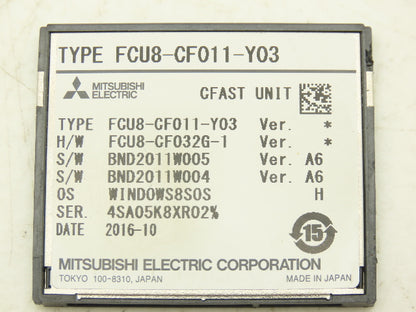 Mazak FCU8-CF011-Y03 Memory Card CFast Mazatrol SmoothX CNC For HMI PC Off I-800