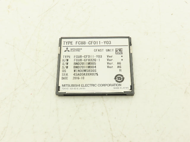 Mazak FCU8-CF011-Y03 Memory Card CFast Mazatrol SmoothX CNC For HMI PC Off I-800