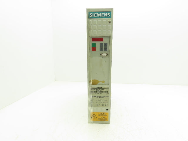 Siemens 6SE7016-1TA21 Simovert DC Inverter 510-620VDC In 0-460VAC 0-600Hz Out