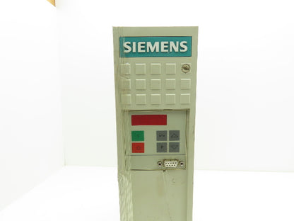 Siemens 6SE7016-1TA21 Simovert DC Inverter 510-620VDC In 0-460VAC 0-600Hz Out