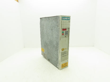 Siemens 6SE7016-1TA21 Simovert DC Inverter 510-620VDC In 0-460VAC 0-600Hz Out