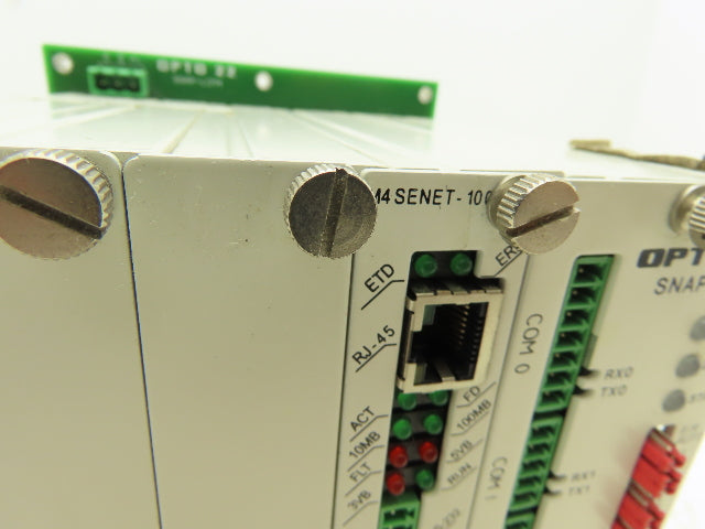 Opto 22 SNAP-LCM4 Controller Unit with Ethernet communication Interface Card