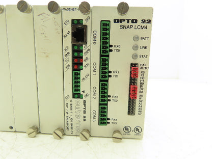 Opto 22 SNAP-LCM4 Controller Unit with Ethernet Interface communication Card