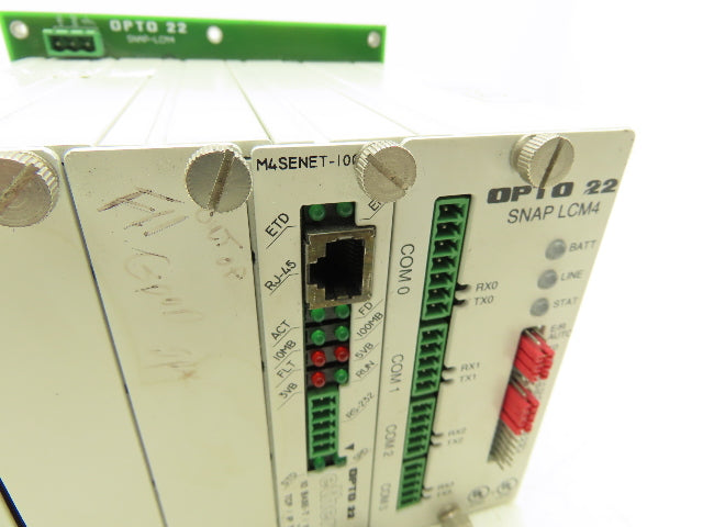 Opto 22 SNAP-LCM4 Controller Unit with Ethernet Interface communication Card