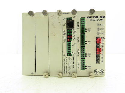 Opto 22 SNAP-LCM4 Controller Unit with Ethernet Interface communication Card