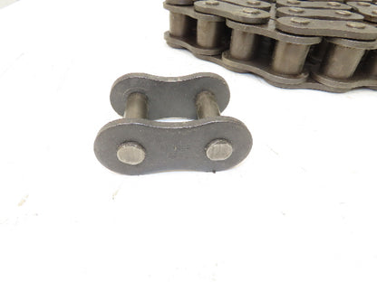 Renold #200 Roller Chain Riveted 2.5"Pitch Single Strand 8' 4"L w/Connector