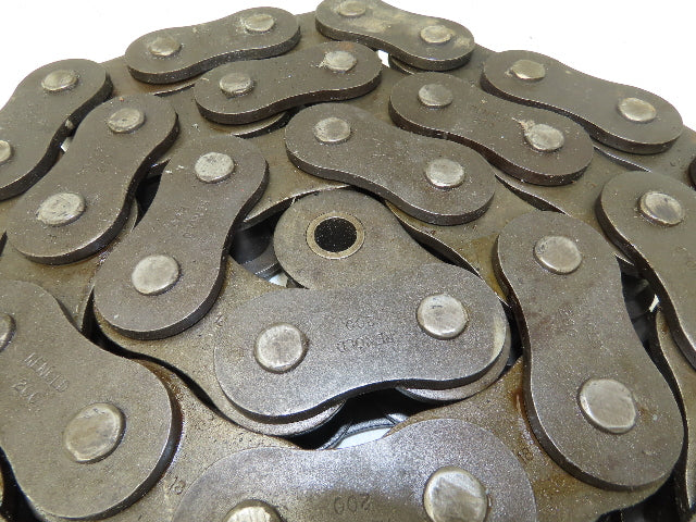 Renold #200 Roller Chain Riveted 2.5"Pitch Single Strand 8' 4"L w/Connector