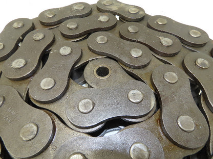 Renold #200 Roller Chain Riveted 2.5"Pitch Single Strand 8' 4"L w/Connector