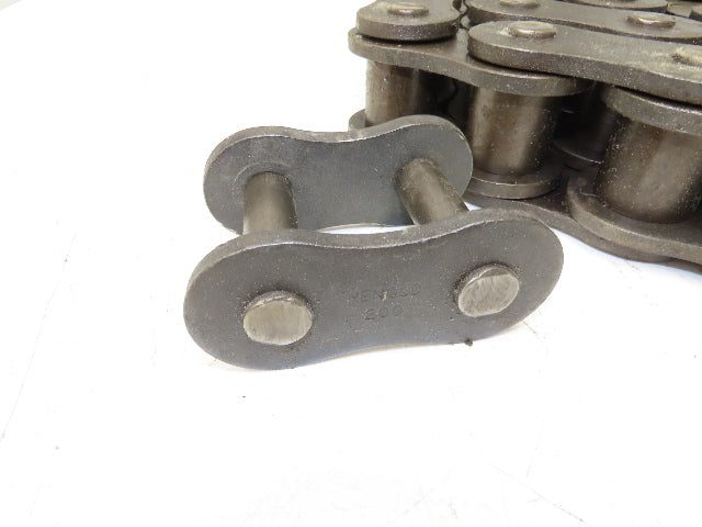 Renold #200 Roller Chain Riveted 2.5"Pitch Single Strand 8' 4"L w/Connector