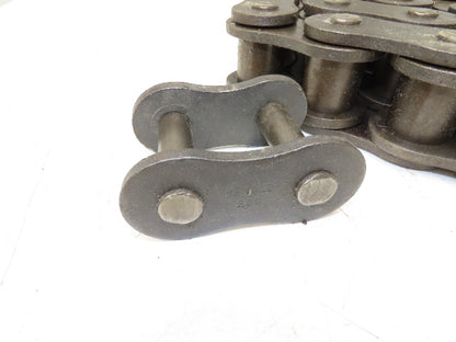 Renold #200 Roller Chain Riveted 2.5"Pitch Single Strand 8' 4"L w/Connector