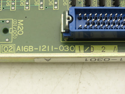 Fanuc A16B-1211-0301/02A Printed Circuit Board I/O PC CNC Control Module