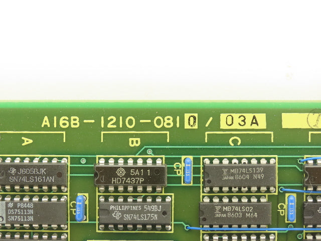 Fanuc A16B-1210-0810/03A Printed Circuit Board Programmable Machine Controller